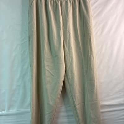  Womens  Size 18 Casual Pants Beige / Off White 