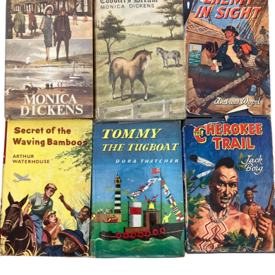 Collection of six vintage children/teens storybooks