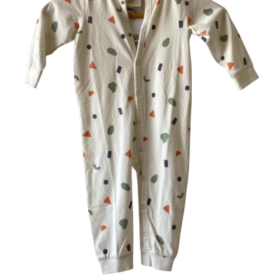 H&M Kids  Size 1 Onesie Blue / Burnt Orange / Green / Polka Dot / White 100% cotton