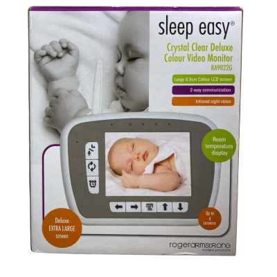  Kids Roger Armstrong Sleep Easy RA 9022 8.9 cm Deluxe Video Monitor 