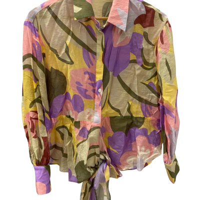 Sheike Womens  Size 10 Long Sleeve Top Multicoloured 