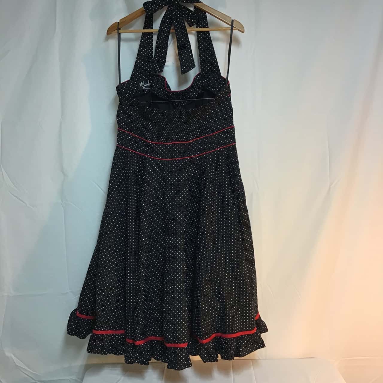 Hell Bunny Womens Size XL Sleeveless Dress Black / Red / White (s)
