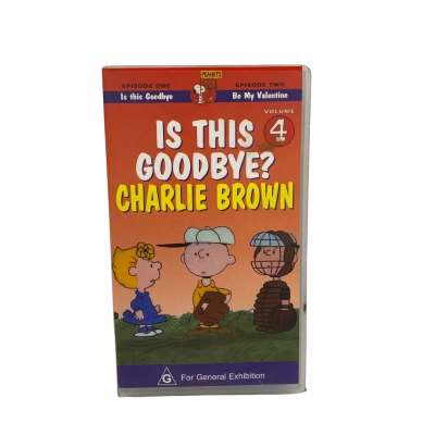 Vintage - Is This Goodbye? Charlie Brown VCR 