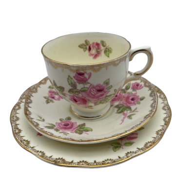 Vintage Salisbury ’Dijon’ Bone China Tea Trio