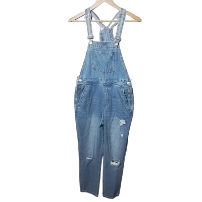  Stndrd Denim Womens Size 10 Overalls Blue 