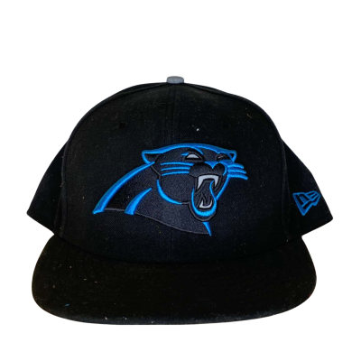 New Era Carolina Panthers Black Cap Size 7  