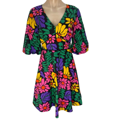 Gorman Womens Size 6 Floral Smock Dress