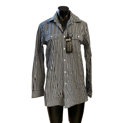 PILBARA COLLECTION Mens  Size XS Blue / Checked / Navy Blue / White 
