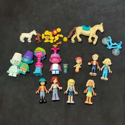 Genuine Lego Minifigures Friends Trolls Animals and accessories