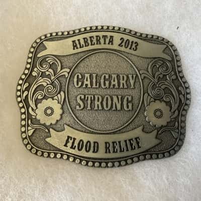 2013 Calgary Flood Relief Belt Buckle (B17)