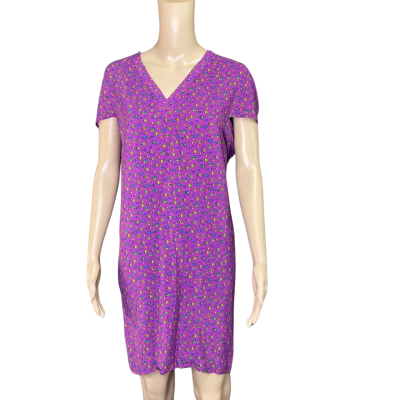 Country Road Womens  Size 4 Short Sleeve Dress  Pattern / Purple 