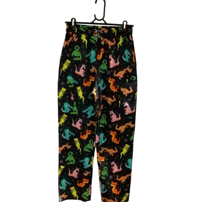 Dangerfield Womens  Size S Multicoloured Scrubs Pants Dragons