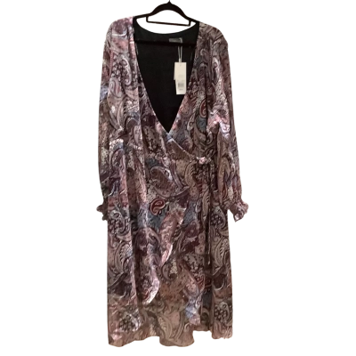 Tokito Womens  Size 20 Long Sleeve Dress Multicoloured RRP $99.95
