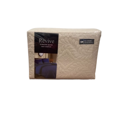 Revive Ultrasonic Quilted Quilt Cover Set Queen 