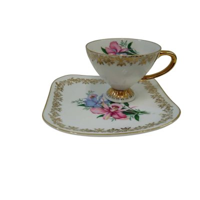 Tea Set with Lily Design