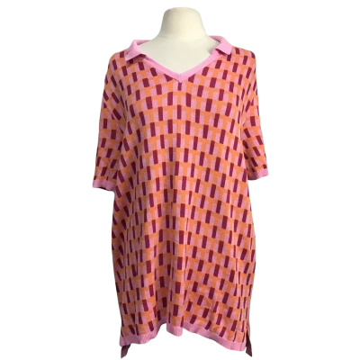 Peter Alexander Cotton Blend Knit Top