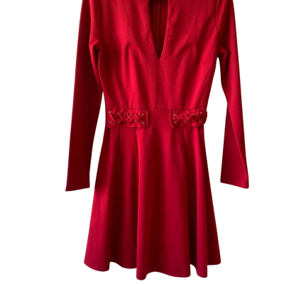 Guess Womens  Size M Cocktail Dress Red 