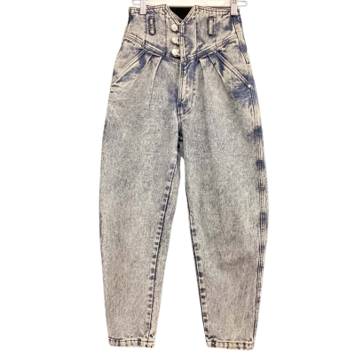  Tacoola High Waisted Stone Washed Jeans Size XS Blue 