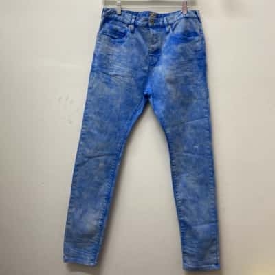 Scotch & Soda Womens  Size 30 Acid Wash Jeans Blue 