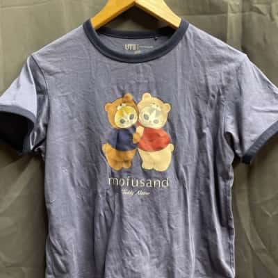 Uniqlo Kids Size 11 / 12 Blue Mofusand Tshirt