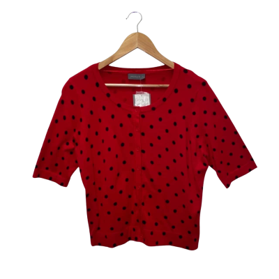 Jacqui-E Button Down Cardigan  