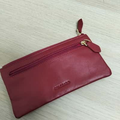 Colorado Genuine Leather Red Wallet VGUC