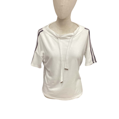 Womens  Size 36 Short Sleeve Shirt White 