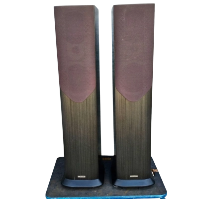 Pick-Up only Clyde Nth Vic - Mission M34i Floor Standing Speakers In Great Condition 101cm High Including Spikes