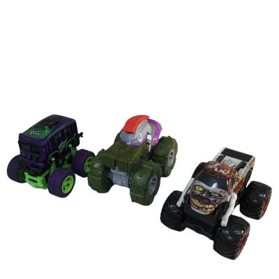 Monster Trucks x 3 as pictured