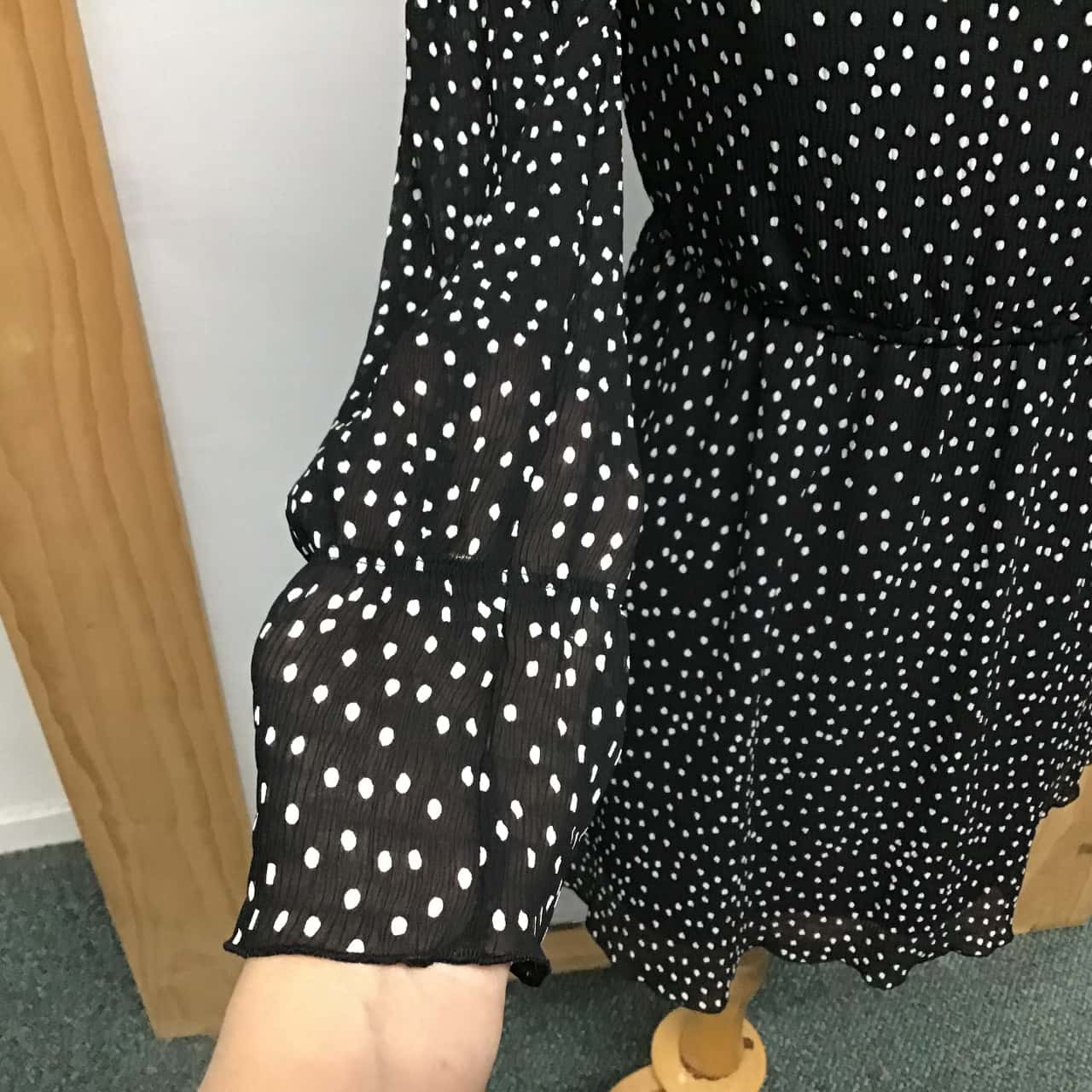 The Fifth Label, Black and white spotted dress, Size 8 10(s)