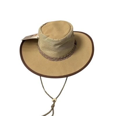 BNWT Barmah Beige Canvas Cooler Hat - Size XXL