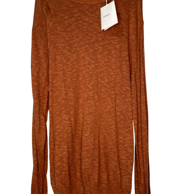 Brand New Venroy Unisex  Size XXL terracotta knitted slub t shirt - RRP $130