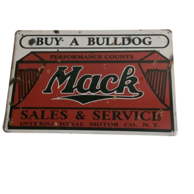 Brand New Buy A Bulldog Mack Truck Metal Man Cave Aussie Car Sign #2270-1-pp