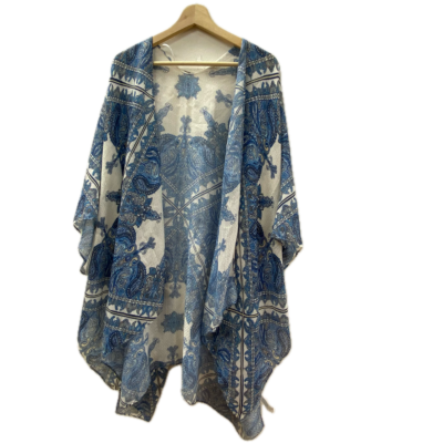 Sussan Womens Kaftan/Cover-up One Size Blue /  Floral/  White (new with tags)