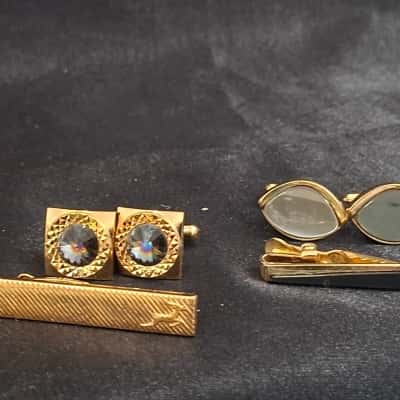 Mens Cufflinks and tie clips 