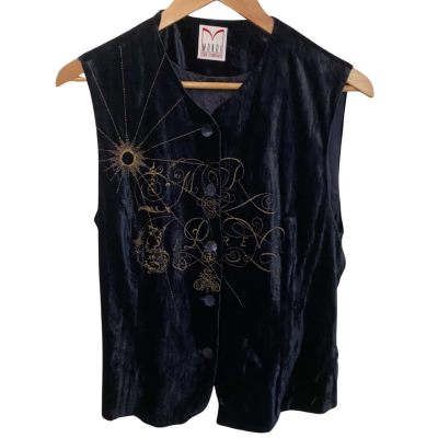 Mondi Unisex  Size M / S Vest Jacket Black  / Navy Blue 