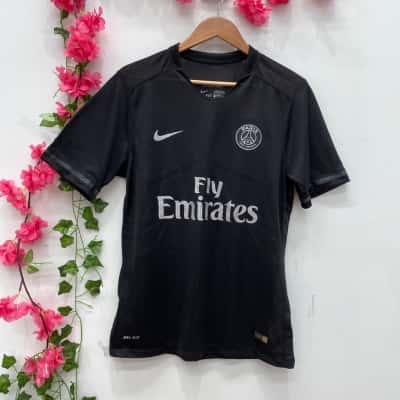 Nike Mens Paris Saint-Germain 2015-16 Third Shirt DRI-FIT Jersey Size L Black
