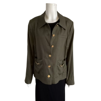 Mos Mosh  Womens Size 42 Olive Green Blazer