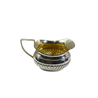 Elegant Antique George Bowen Silver Plated Milk Jug