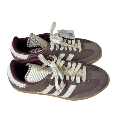 Adidas Womens Size 5 Sneakers Brown 
