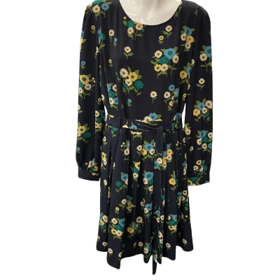 Princess Highway Womens  Size 16 Long Sleeve Dress Blue / Floral 