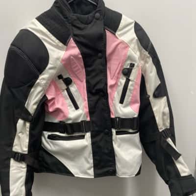  Womens  Size XS Biker Jacket Multicoloured 