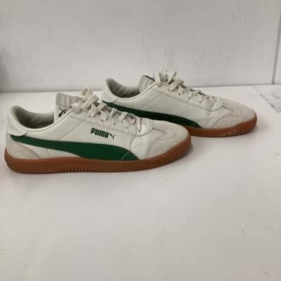 Puma  5V5 Mens Size 42 sneaker cream grey and green 