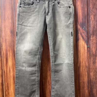 True Religion   Size 34  dark grey jeans 