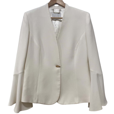 Anthea Crawford Bell Sleeve Blazer. Size 12.  