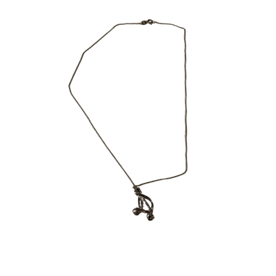 SS 925 Infinity Pendant W/ 2 Hearts Hanging Personalised 925 Chain