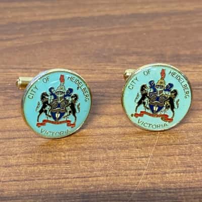 City of Heidelberg cufflinks 