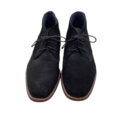 Tarocash Mens  Size 12 Dress shoes Black  Suede 
