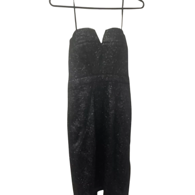 Women’s Bariano  Size 8 black/ silver Cocktail Dress 