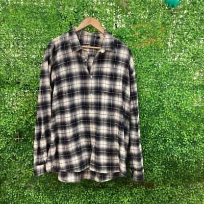 Country Road Mens  Size XXL Checked Shirt Beige / Black  